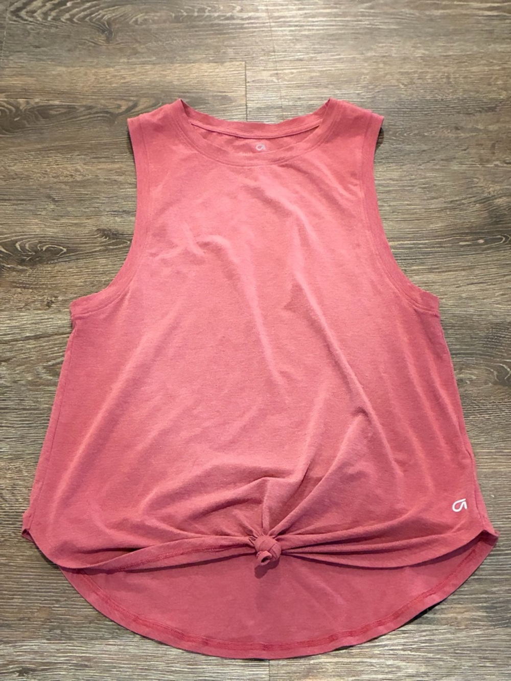 GAP Women's Knot-Front Tank Top - Dusty Rose